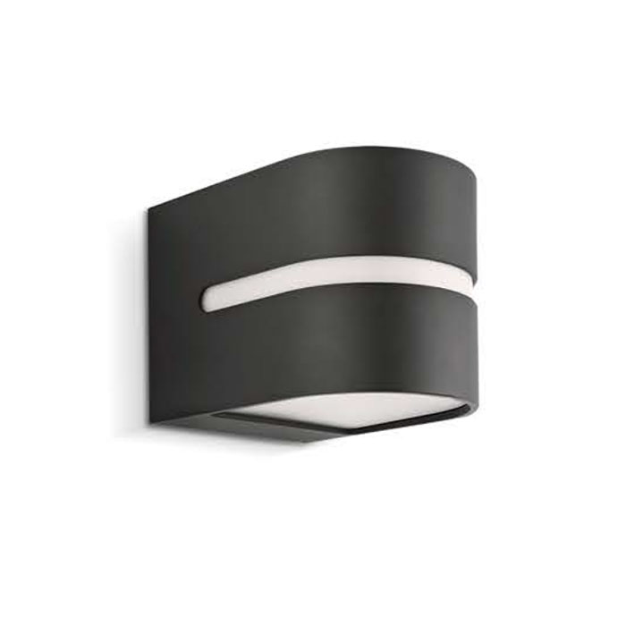 APLIQUE BIDIRECCIONAL POLIPROPILENO FAROLUZ PVC SEMI-CILINDRO