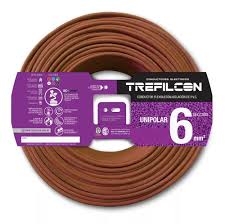 CABLE NORMALIZADO UNIPOLAR 6MM MARRON TREFILCON