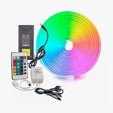 KIT RGB NEON LED X 5 MT C/CONTROL REMOTO+FUENTE