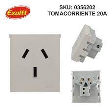 MODULO TOMACORRIENTE 20A 2 MOD EXULTT