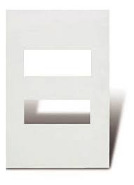 Tapa de luz Lujo 2 modulos Cambre Siglo XXI