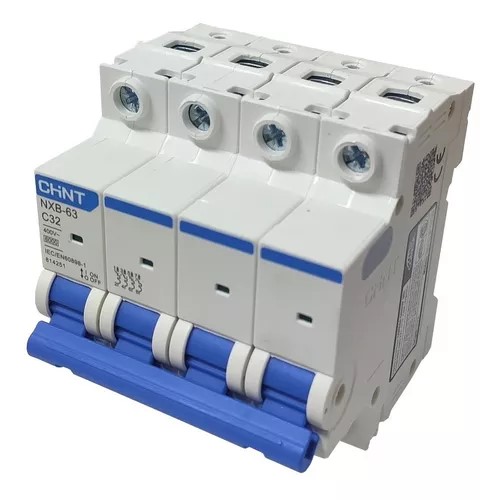 LLAVE TERMICA C 4X32A CHINT 6Ka