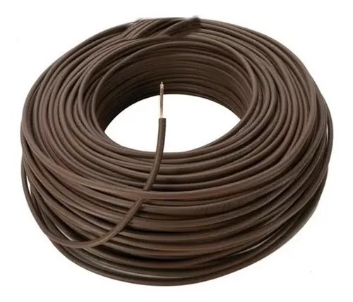 CABLE UNIPOLAR 4mm MARRON ANTILLAMA MARCA PROPIA