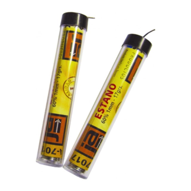 ESTAÑO tubito 60/40 1MM 17GR