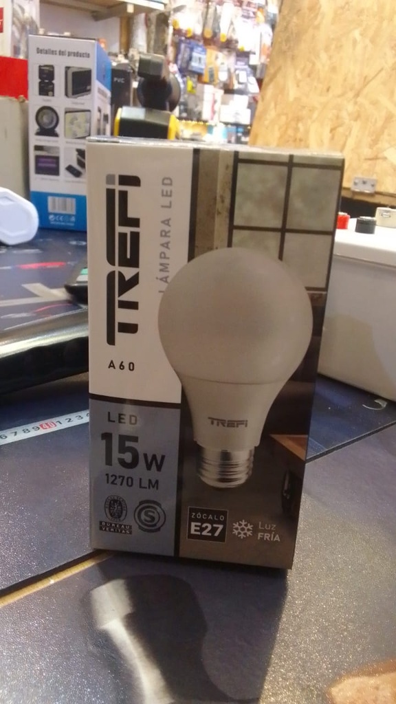 LAMPARA LED 15W 1250Lm E27 CALIDA TREFI (copia)
