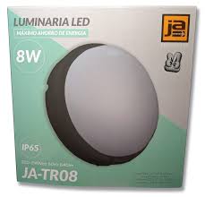 LUMINARIA LED EXTERIOR 8W BL CALIDO JA