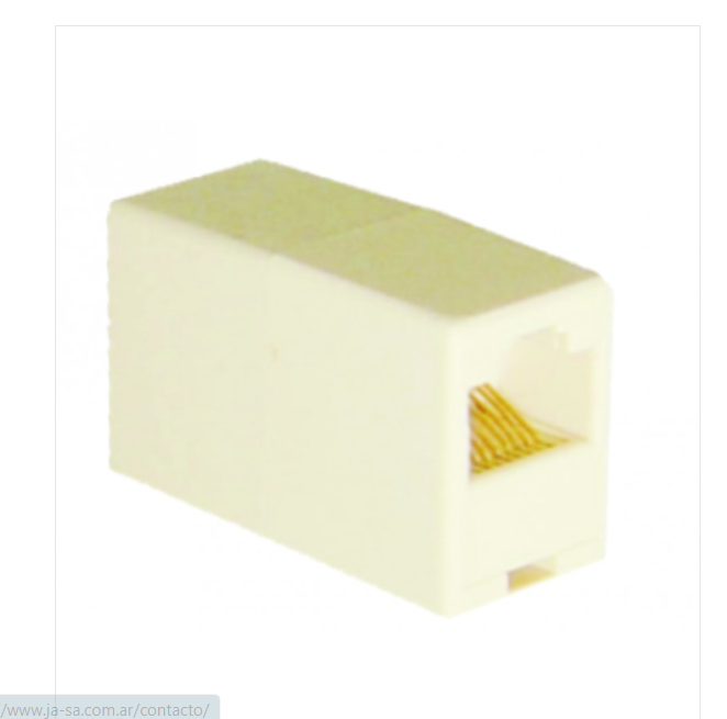 ADAPTADOR RJ-45 HEMBRA-HEMBRA