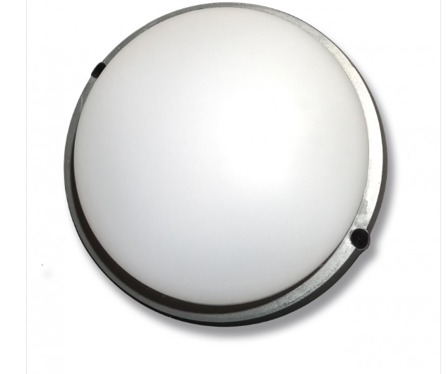 LUMINARIA LED EXTERNA REDONDA 15W BLANCO FRIO