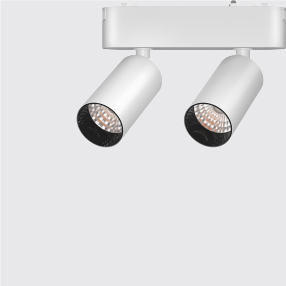 SPOT MOVIL DOBLE SKYLINE BLANCO 14W 2700K MACROLED