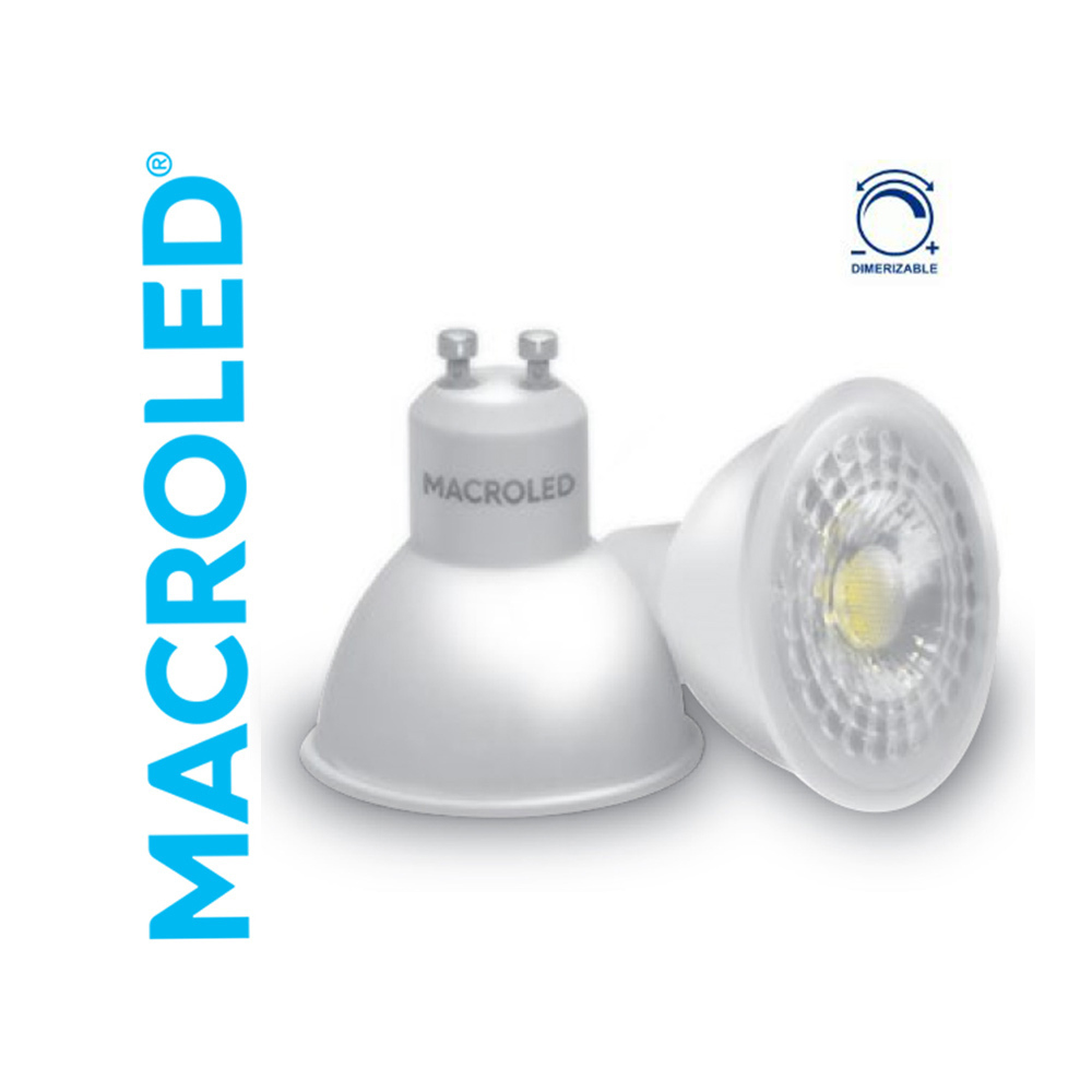 LED DICRO 7W 38°CALIDA DIMERIZABLE MACROLED