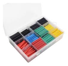 Kit Termocontraible Colores Set 530 Piezas Caja 1.5mm A 10mm