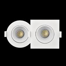 SPOT LED TREFI EMBUTIR ANTIDESLUMBRE CON ARO MOVIL REDONDO 5W CALIDO