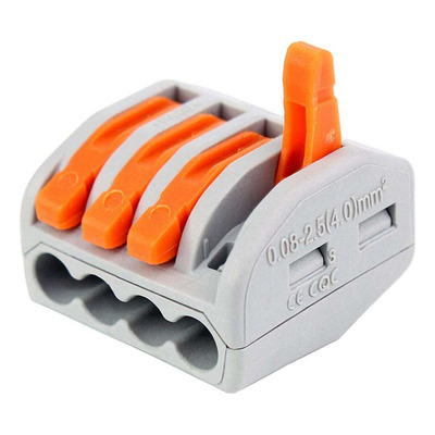 BORNERA EMPALME RAPIDO 4P 2.5mm BAW