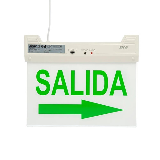 [971150] CARTEL SALIDA con Flecha SICA aut. 3Hs