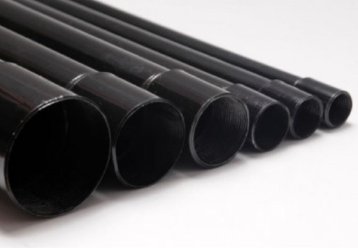 [h002] CAÑO METAL LIVIANO NEGRO 3/4 X3mts AYAN