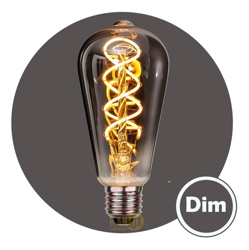 [163039] LAMPARA LED SMMOKE BUCLE 4W VINTAGE DIM YARLUX