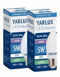 [Y163199] LED VELITA OPAL yarlux 5W E14 6400K