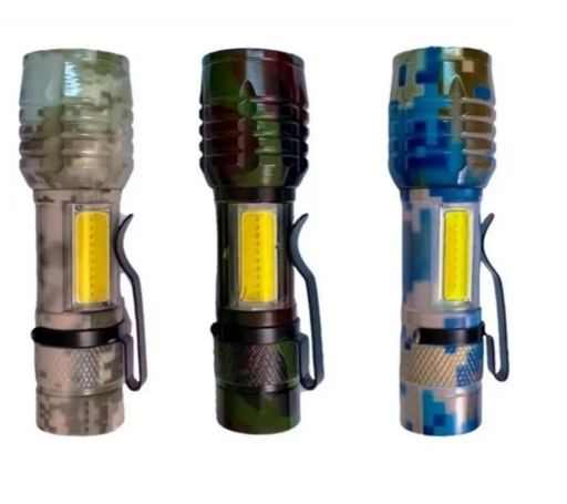 [BN1525] Linterna tactica recargable doble COB alta potencia premium