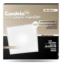 [7088] PANEL 60X60 NEUTRO 48W CANDELA