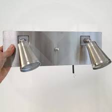 [SL218ACE] SPOT APLIQUE DUBLIN ACERO MOVIBLE 2 LUCES GU10