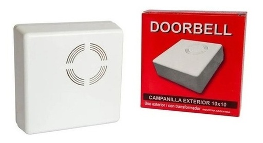 [1824] TIMBRE CAMPANILLA EXTERIOR 10X10 DOORBELL