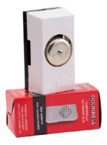 [415733] TIMBRE CAMPANILLA EXTERIOR 10X10 DOORBELL (copia)