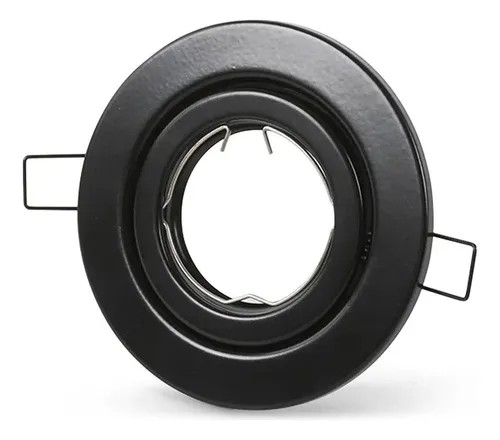 [ADMD8NEG] SPOT EMBUTIR DICRO MOVIL NEGRO MACROLED METAL 8cm