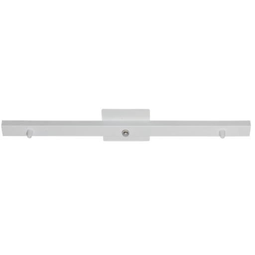 [X27B] REGLETA FERROLUX RIEL METALICA 2 LUCES BLANCA 58CM