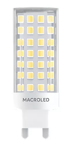 [G99CW] LED BIPIN G9 220V 9W 6000K FRIA MACROLED