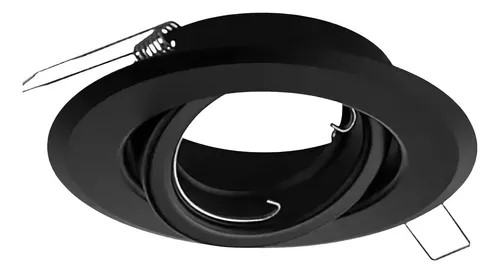 [ADMD10NEG] ARO DE EMBUTIR DICROICA MOVIL DIAMETRO 10 CHAPA NEGRO