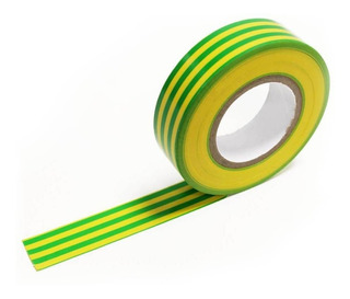 [cat05] CINTA AISLADORA PVC VERDE/AMARILLA tierra 5MTS
