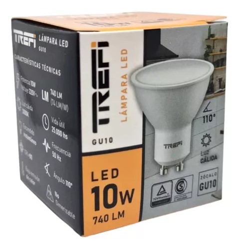[IM0603013] DICROICA LED 5W CALIDA TREFI 300Lm 110° (copia)