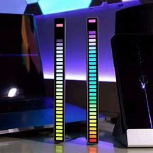 [d08rgb] BARRA DE LUZ LED RGB AUDIORITMICA RECARGABLE