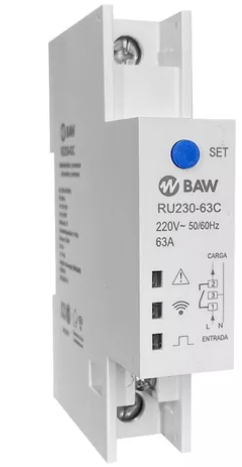[RU23063C] Baw Protector Y Medidor Smart Wifi Ru230-63c Din Smartlife