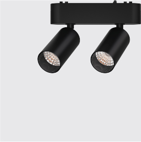 [RMSCMD10W24G] SPOT MOVIL DOBLE SKYLINE NEGRO 10W MACROLED