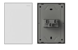 [MILAN1CNB] TECLA MILAN BLANCO MACROLED, 1 CANAL, 2 VIAS, AC 250V, 10A MAX. BASTIDOR METALICO