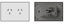 [MILAN2TCB] TECLA MILAN BLANCO MACROLED, 4 CANAL, 2 VIAS, AC 250V, 10A MAX. BASTIDOR METALICO (copia)