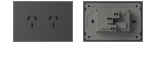 [MILAN2TCN] TOMACORRIENTE DOBLE MILAN BLANCO MACROLED, AC 250V, 10A MAX. BASTIDOR METALICO (copia)