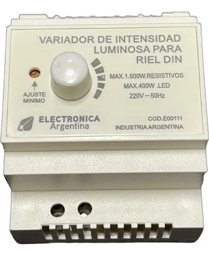 [E00111] DIMMER SICA BLANCO APTO LED ELECT ARGENTINA (copia)