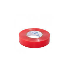 [AR0114] CINTA DOBLEFAZ ROJA FUERTE 19MM*1M